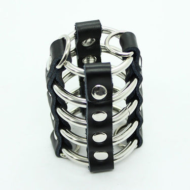 Set di Accessori Fetish Ohmama in Metallo e Cinghie Regolabili